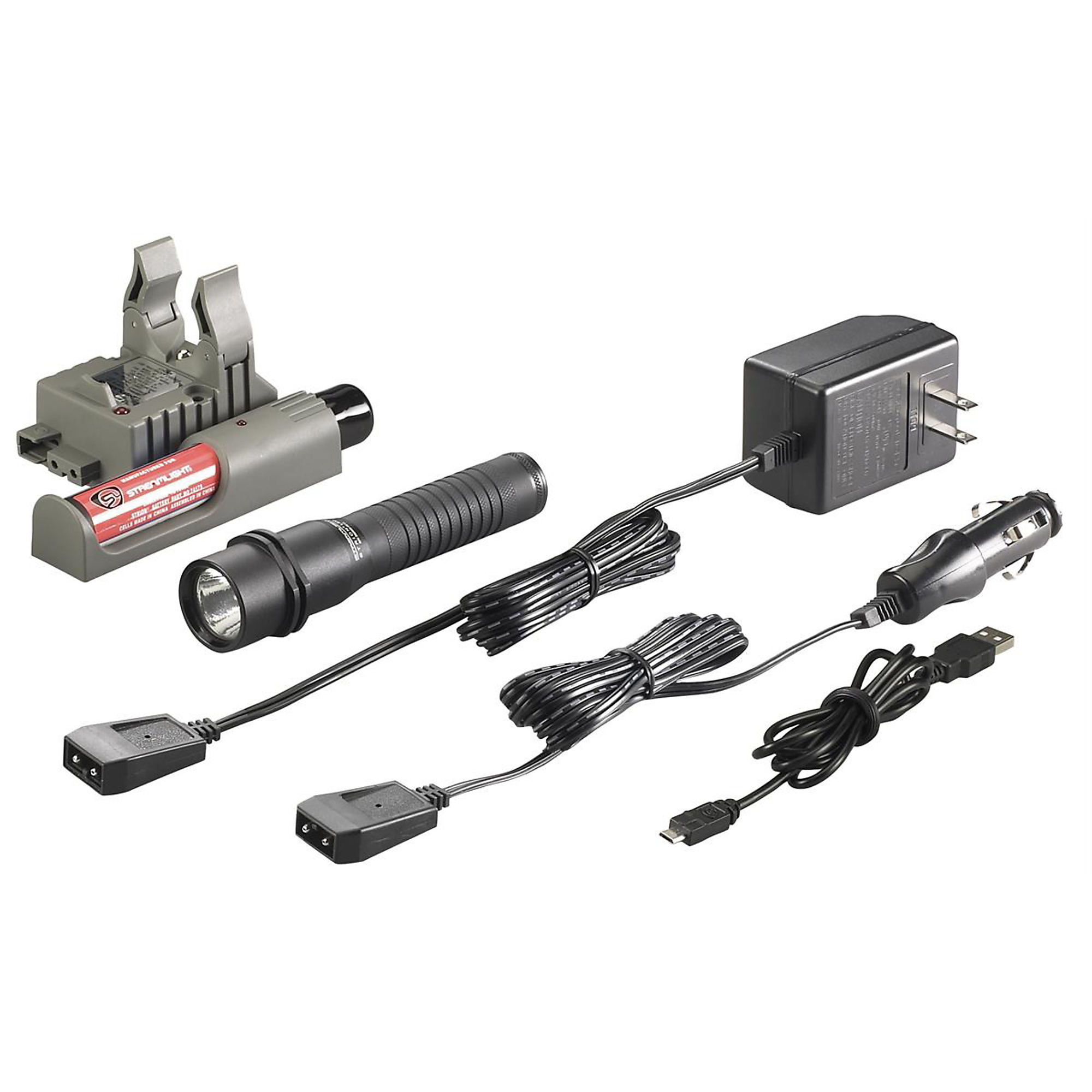 Streamlight Strion LED Rechargeable Flashlight — 375 Lumens, 219m Beam, 6in., Aluminum, IPX4, Black, Model# STL74353